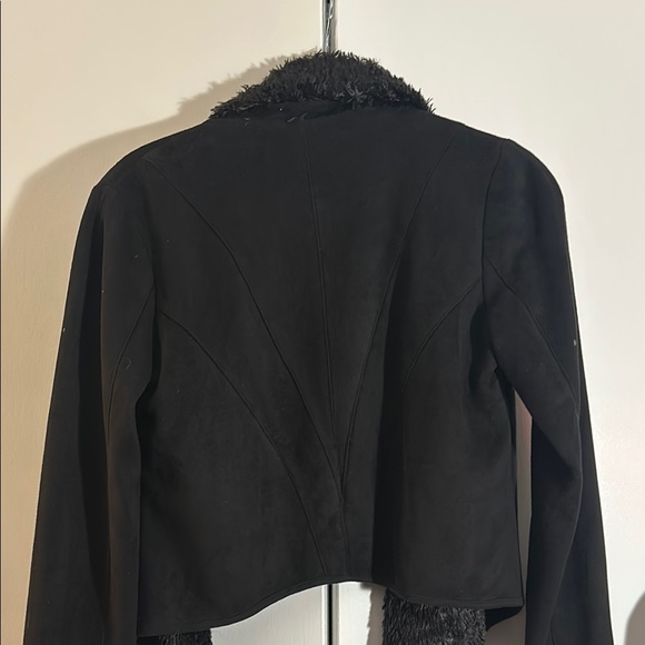 Piko 1988 Black Teddy Jacket with Waterfall Collar - Picture 9 of 12